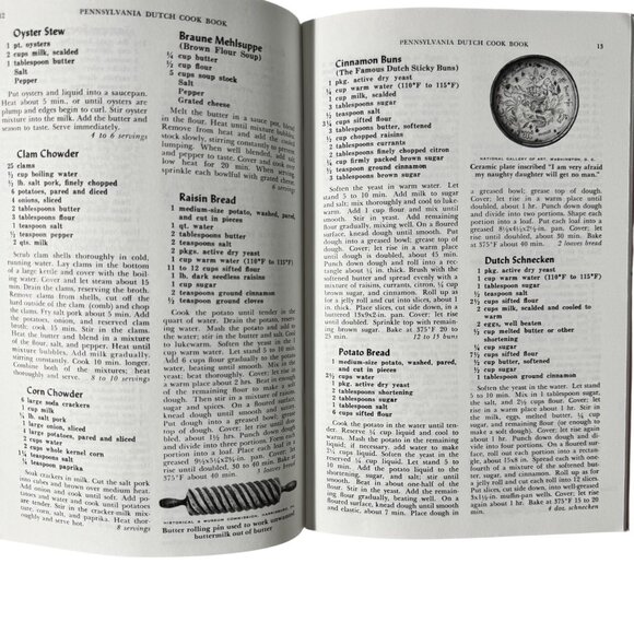 Pennsylvania Dutch Cook Book From Fine Old Recipes Set Of Two 1936 1987 SC Vtg - Picture 9 of 16
